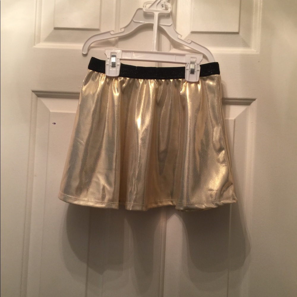 Girls Gold Skirt